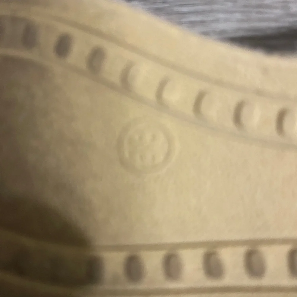 Verbenas Espadrilles Suede Flats Sz 38 Tan Leather Peep Toe Shoes SPAIN